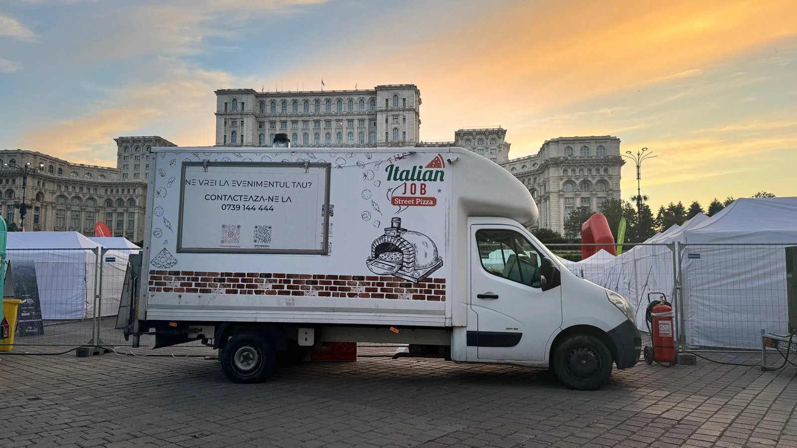 Truck The Italian Job la un eveniment în România